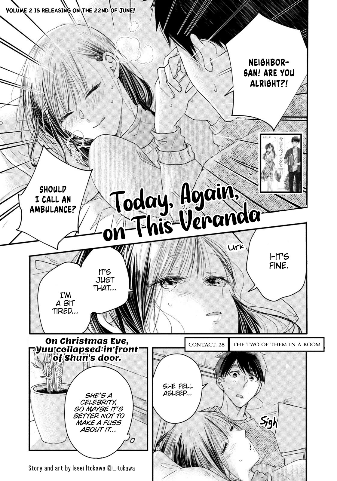 On the Balcony Again Today Chapter 28 page 1 - Chapter 28: The Two of Them in a Room