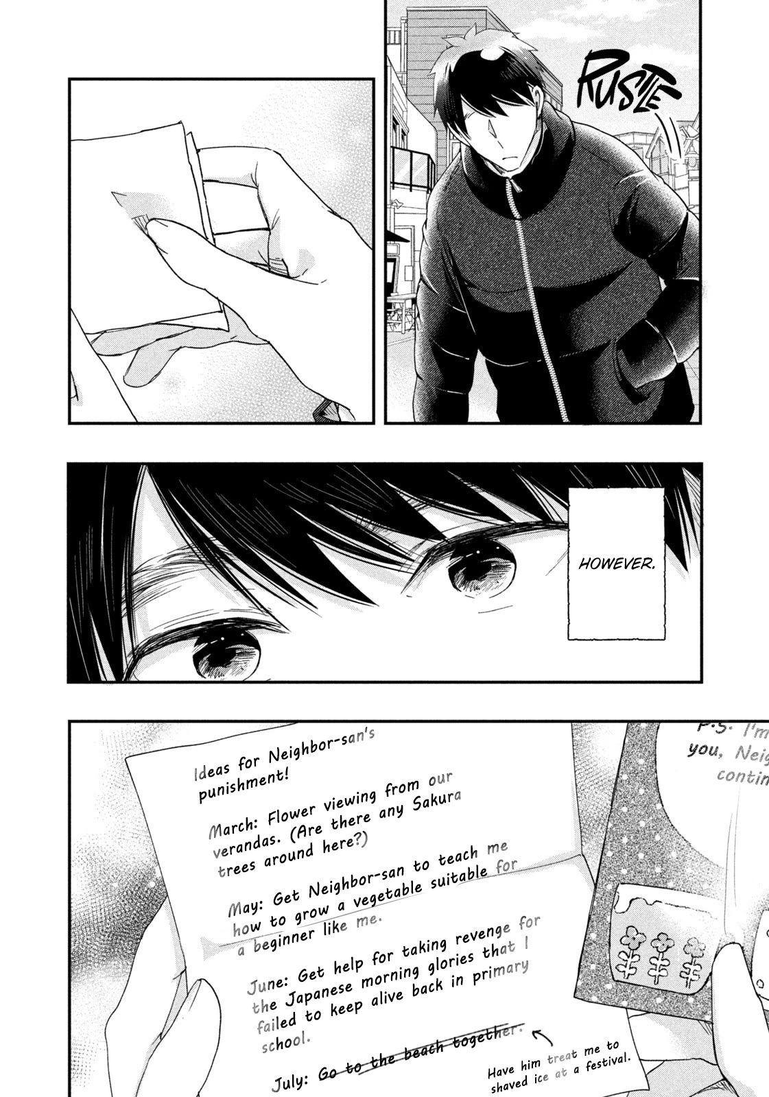 On the Balcony Again Today Chapter 34 page 10 - Chapter 34: The Secret Extra Note