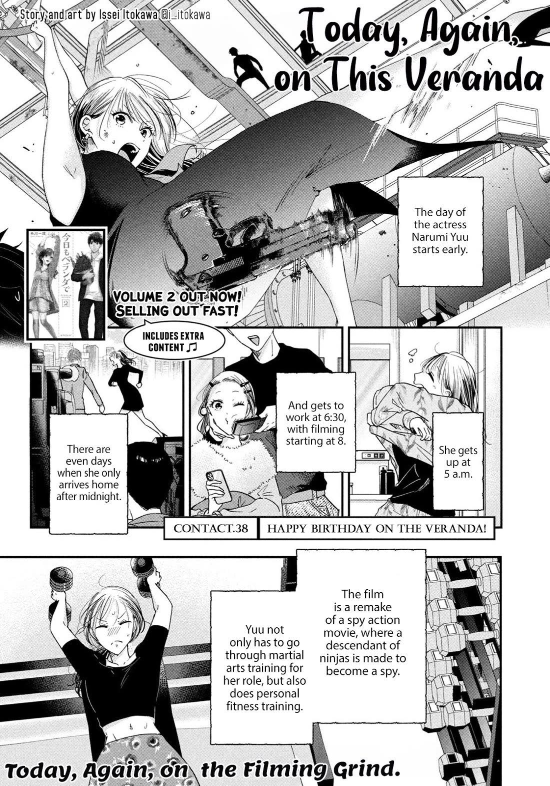 On the Balcony Again Today Chapter 38 page 1 - Chapter 38: Happy Birthday on the Veranda!