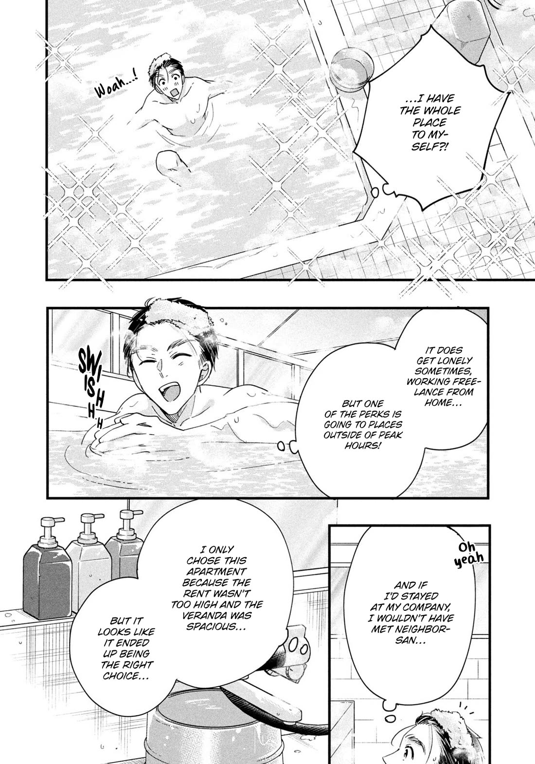On the Balcony Again Today Chapter 45 page 6 - Chapter 45: A Bath, in Spring.