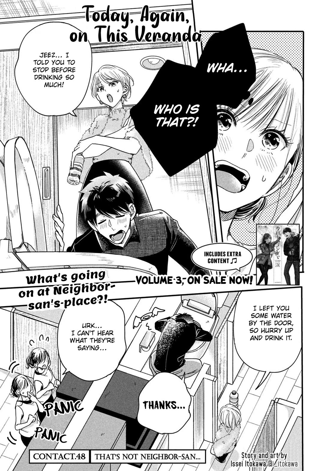 On the Balcony Again Today Chapter 48 page 1 - Chapter 48: That’s Not Neighbor-san...