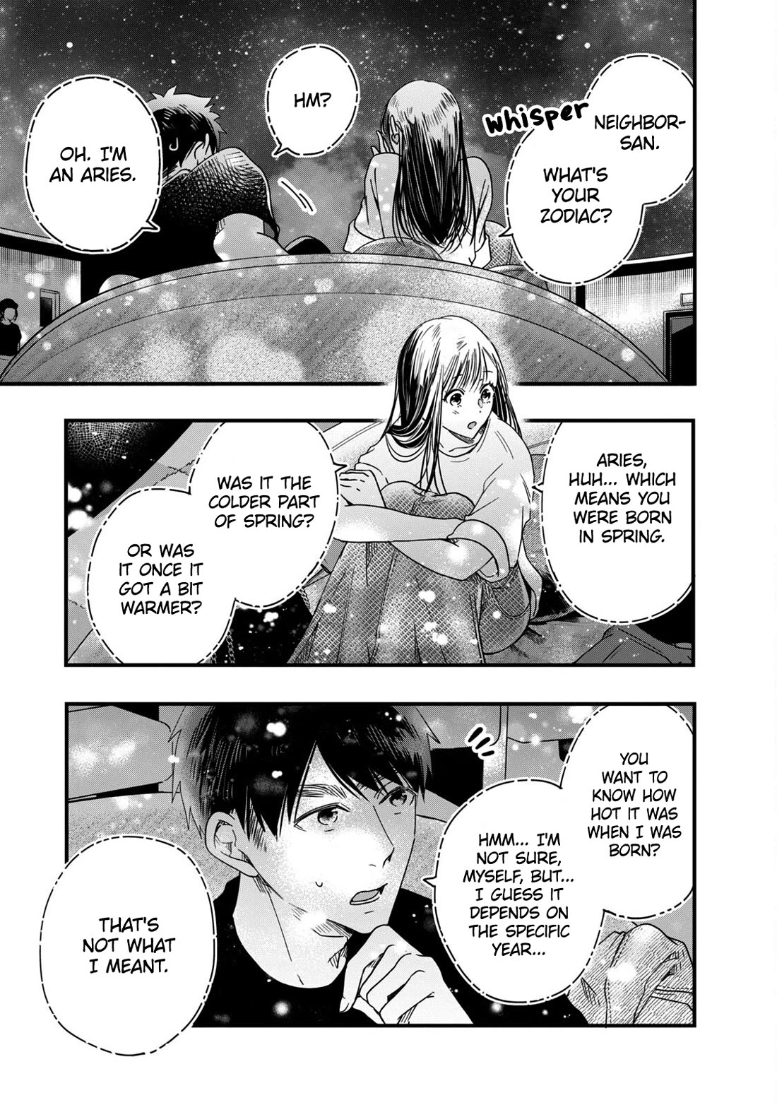On the Balcony Again Today Chapter 52 page 9 - Chapter 52: Neighbor-san and the Rain