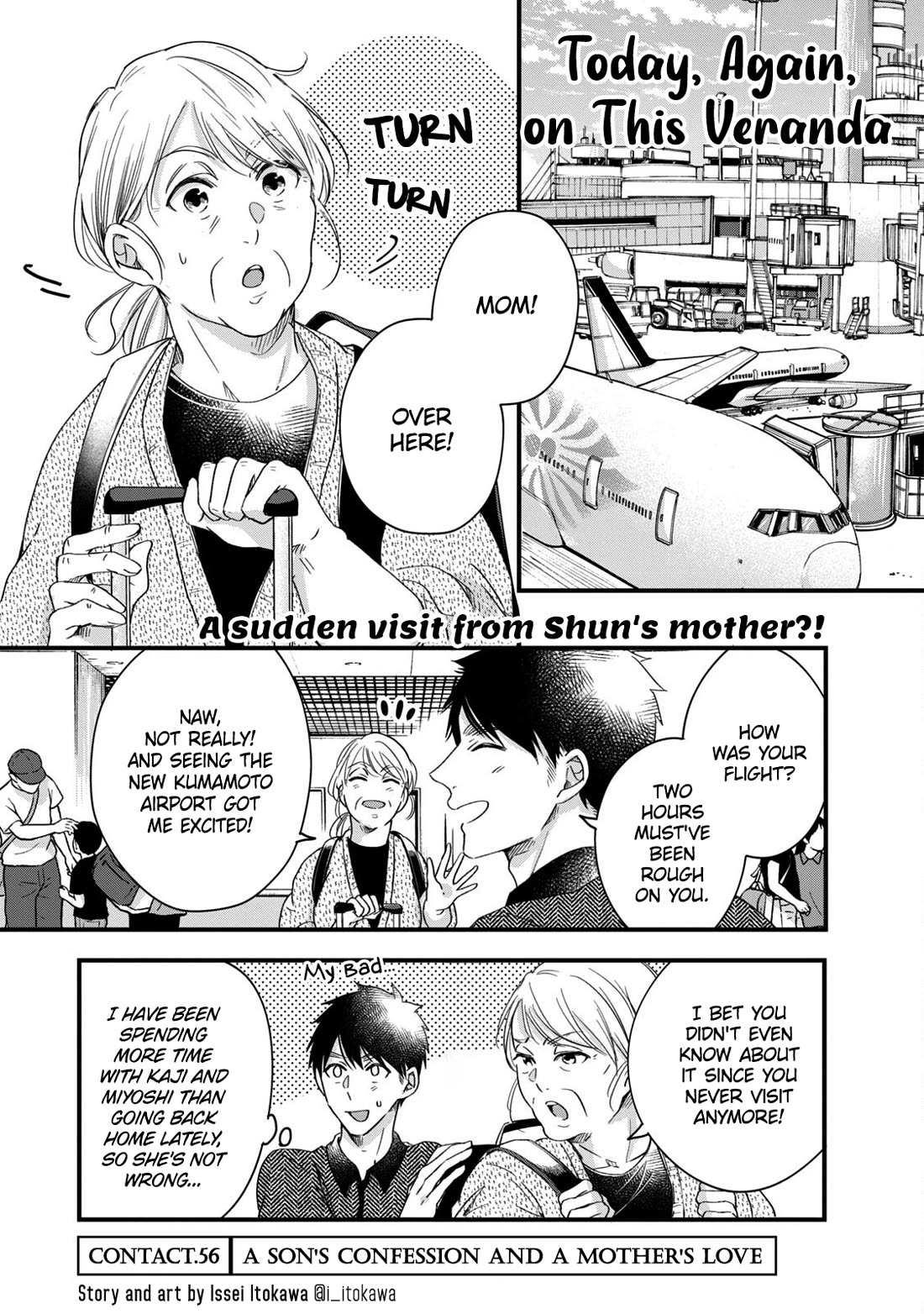 On the Balcony Again Today Chapter 56 page 1 - Chapter 56: A Son’s Confession and a Mother’s Love