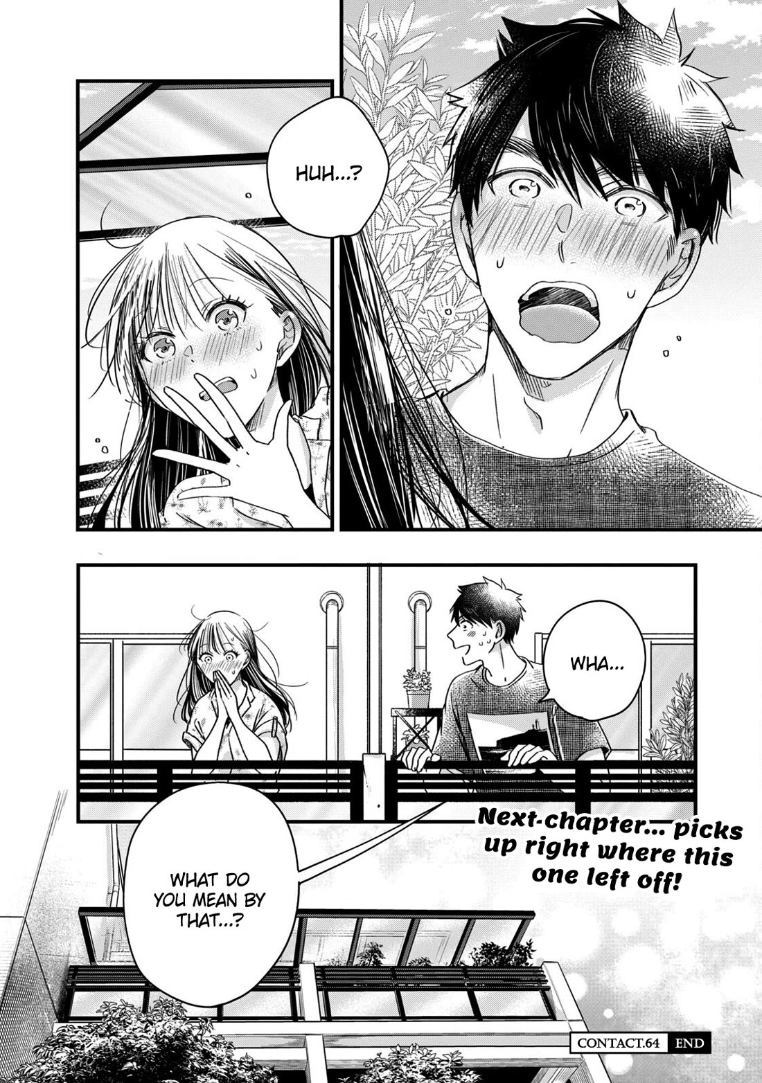On the Balcony Again Today Chapter 64 page 13 - Chapter 64: Neighbor-san, Forever...?