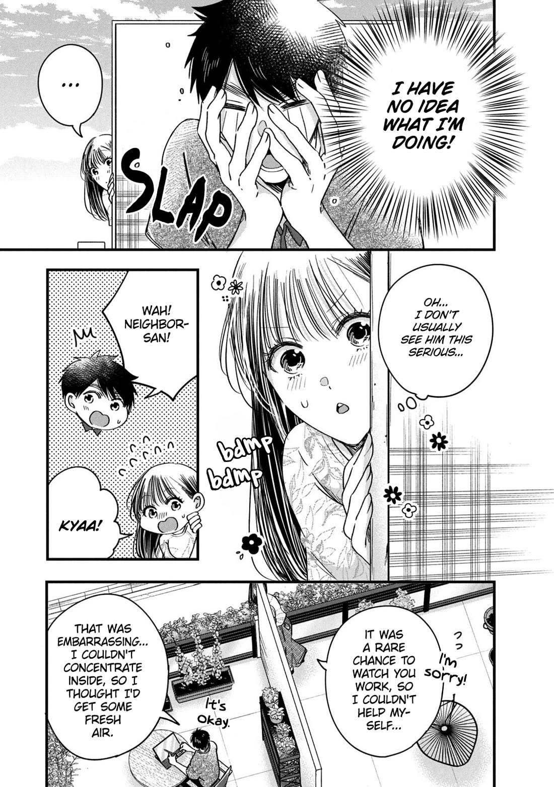On the Balcony Again Today Chapter 67 page 5 - Chapter 67: Sorry, Neighbor-san