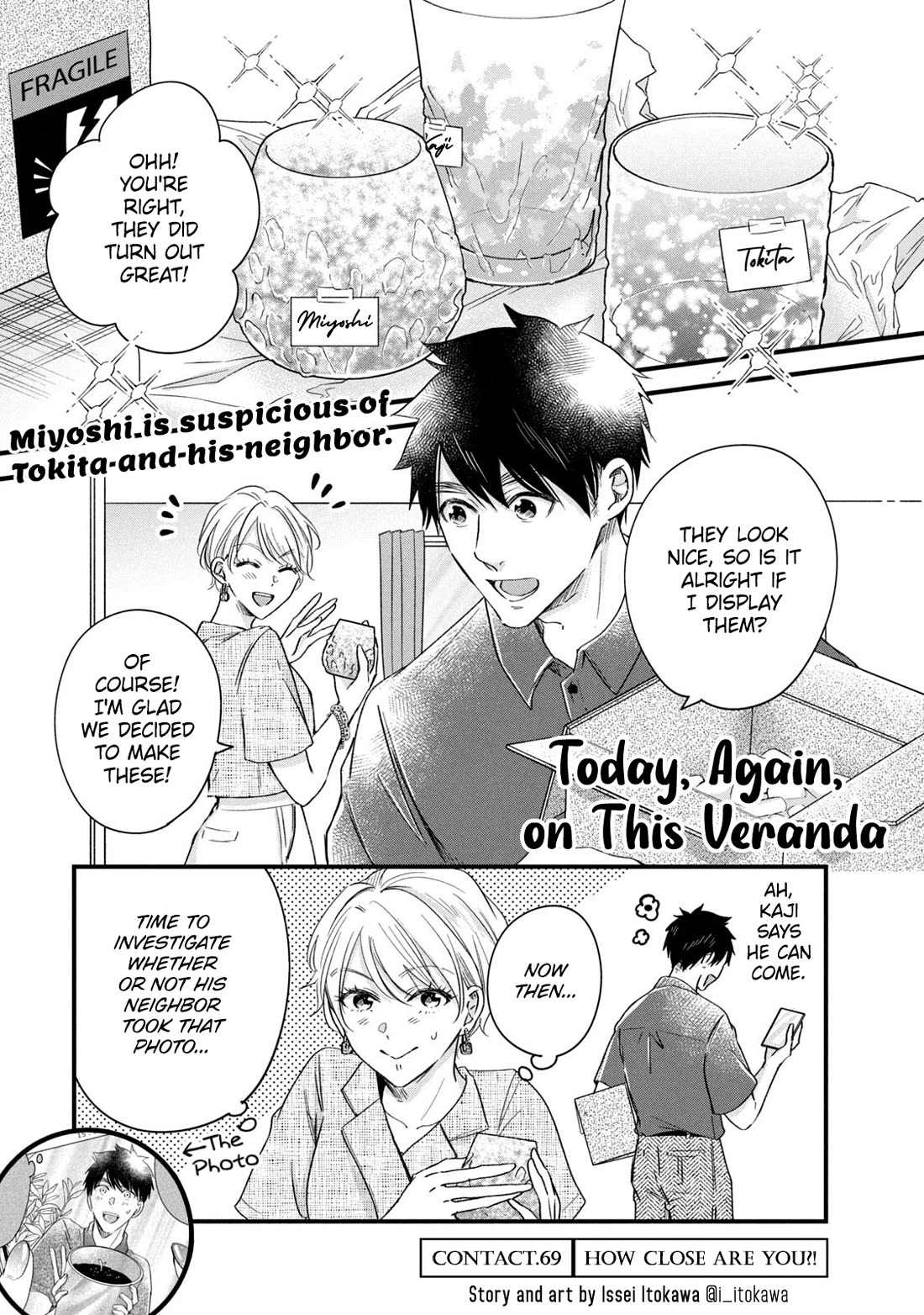 On the Balcony Again Today Chapter 69 page 1 - Chapter 69: How Close Are You?!