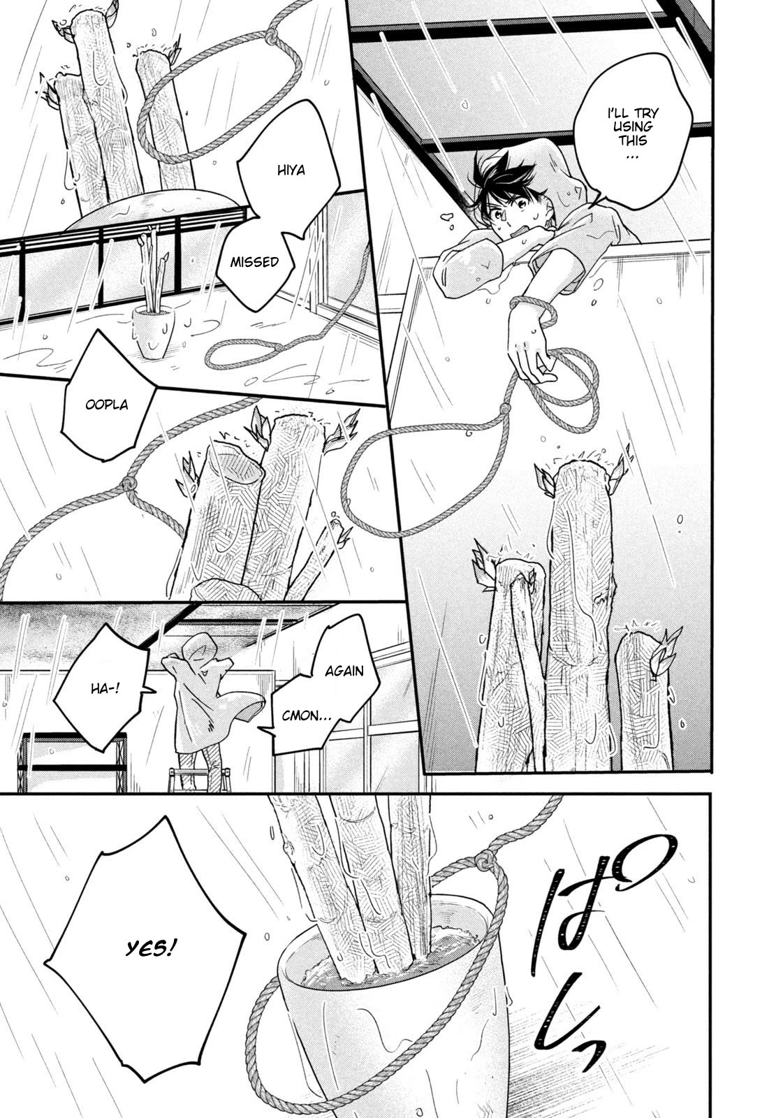On the Balcony Again Today Chapter 7 page 11 - Chapter 7: Don't Lose to the Typhoon!