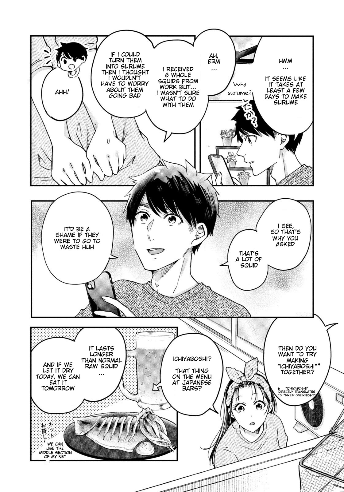 On the Balcony Again Today Chapter 8 page 8 - Chapter 8: Squid Ichiyaboshi