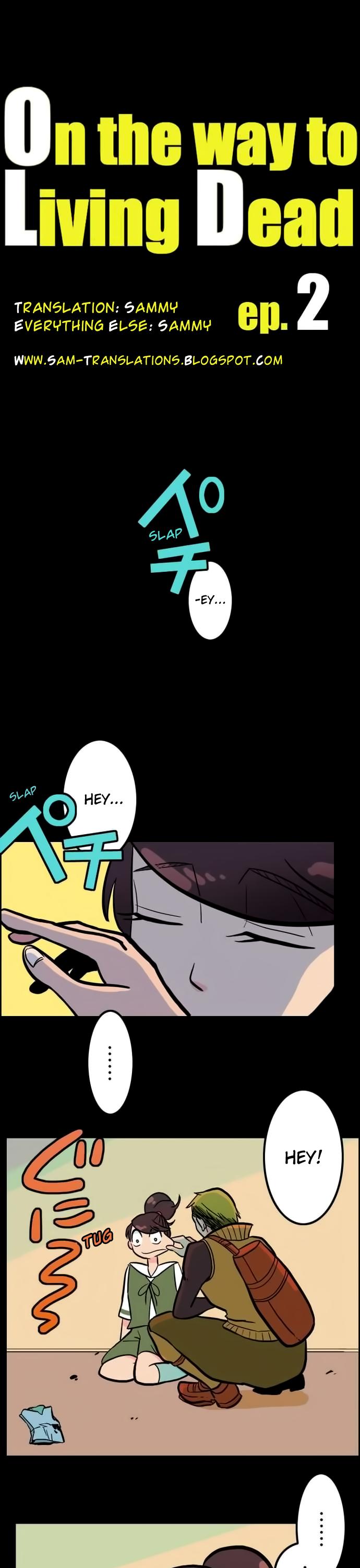 On the way to Living Dead Chapter 2 page 1 - Chapter 2: Company