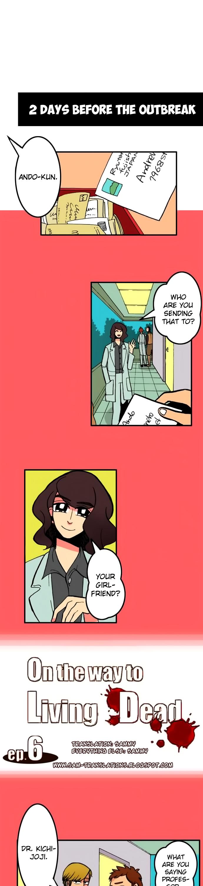 On the way to Living Dead Chapter 6 page 1 - Chapter 6: Two days ago