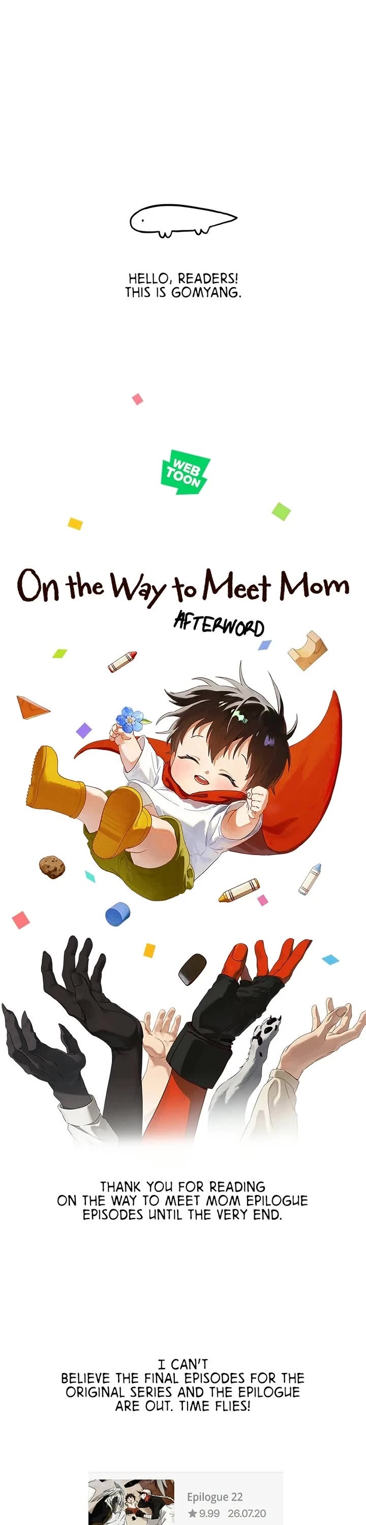 On the Way to Meet Mom Chapter 54 page 1 - Chapter 54: Afterword [END]
