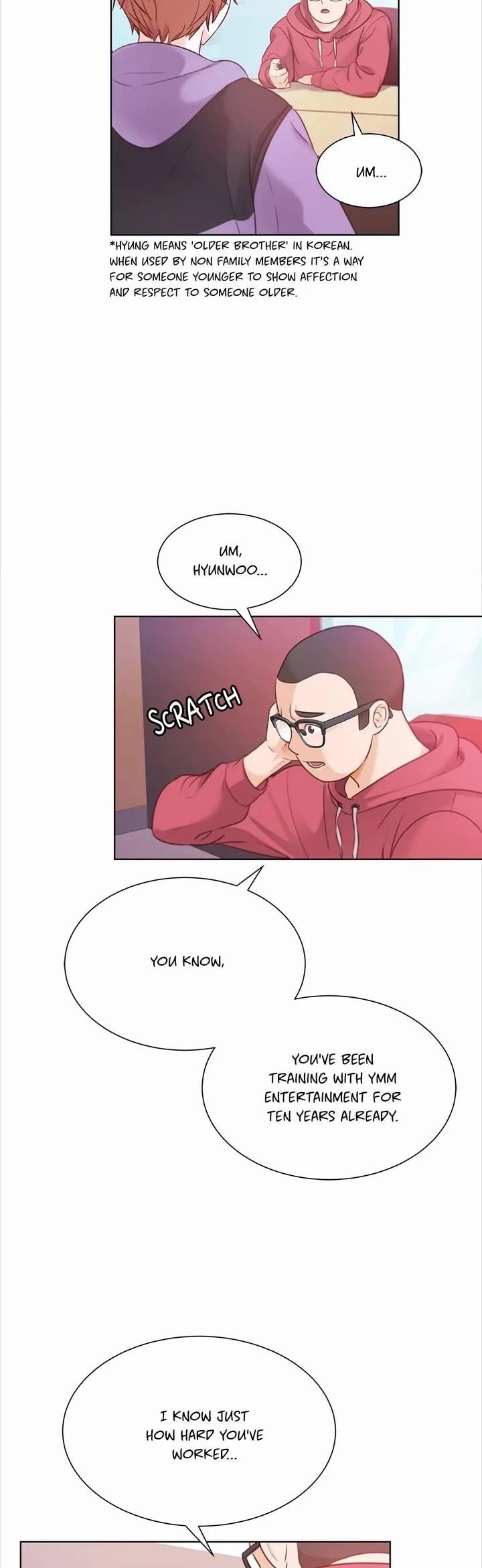 Once Again Idol Chapter 1 page 5 - Chapter 1: My Life As An Idol Trainee