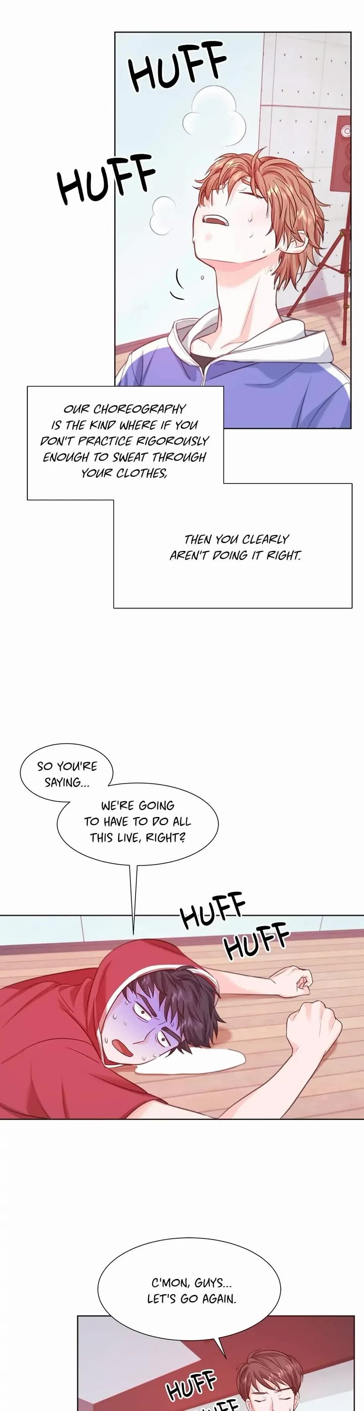 Once Again Idol Chapter 14 page 4 - Chapter 14: He's Lost His Confidence