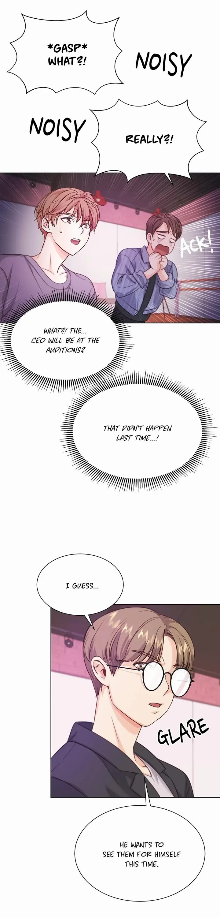Once Again Idol Chapter 3 page 12 - Chapter 3: Who Is That Trainee?