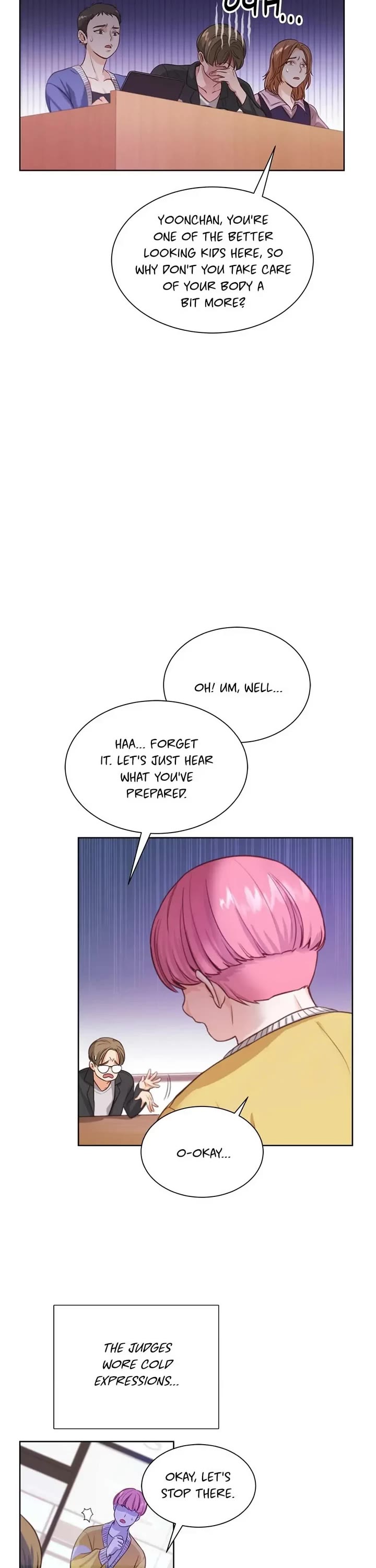 Once Again Idol Chapter 3 page 18 - Chapter 3: Who Is That Trainee?