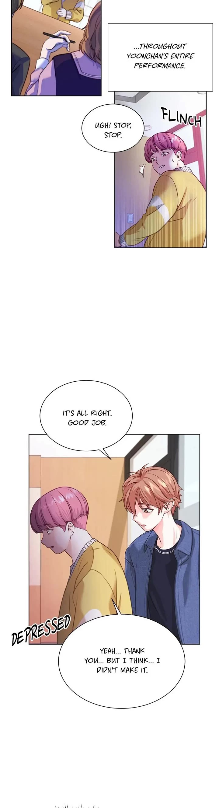 Once Again Idol Chapter 3 page 19 - Chapter 3: Who Is That Trainee?