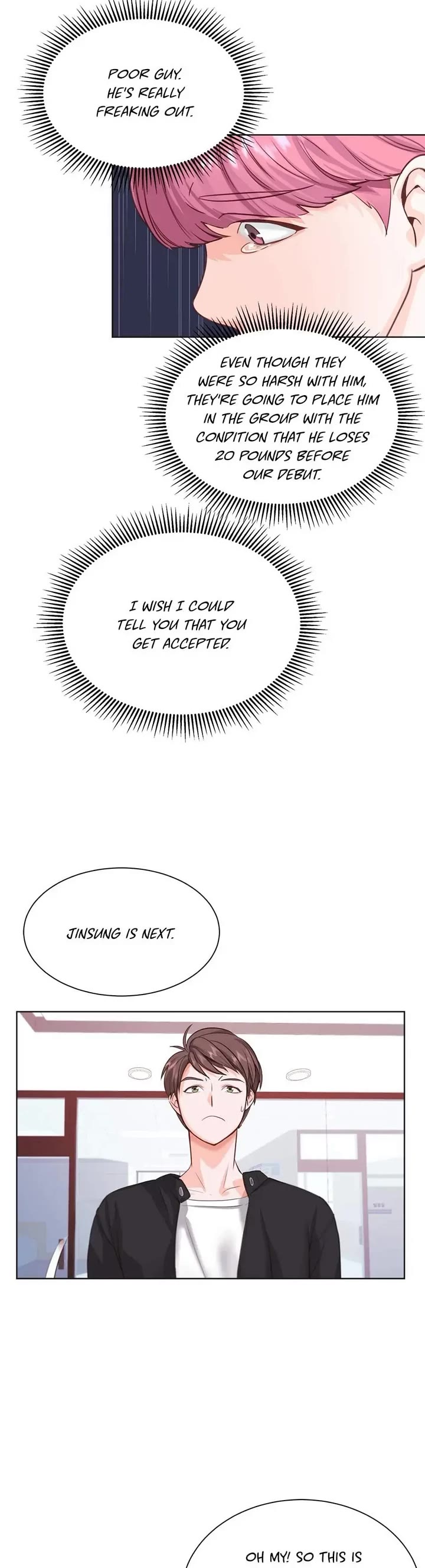 Once Again Idol Chapter 3 page 20 - Chapter 3: Who Is That Trainee?