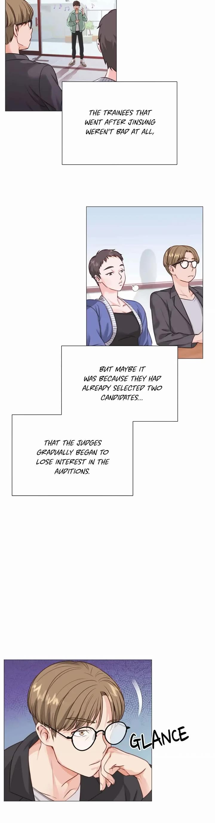 Once Again Idol Chapter 3 page 24 - Chapter 3: Who Is That Trainee?