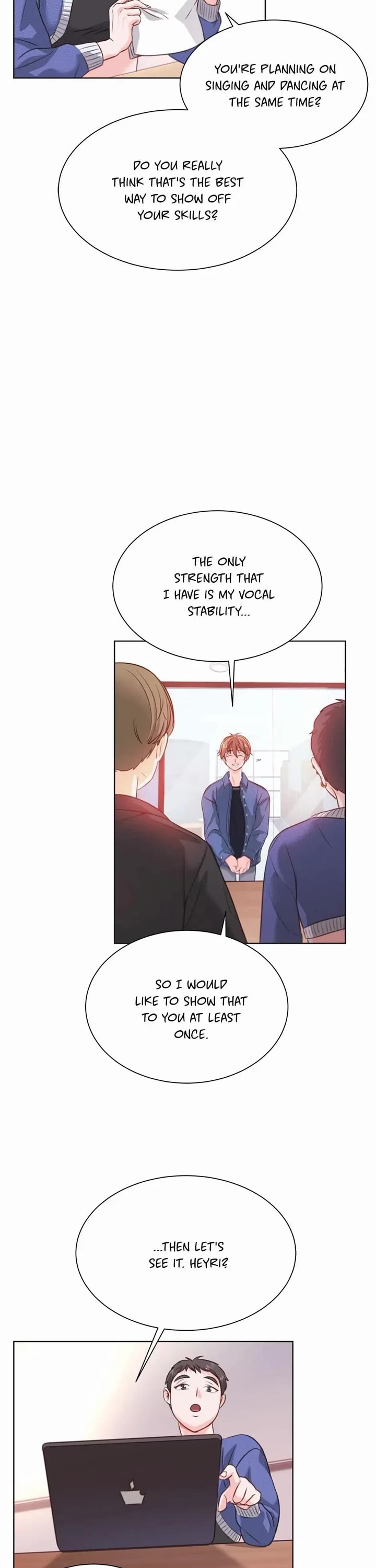Once Again Idol Chapter 3 page 28 - Chapter 3: Who Is That Trainee?