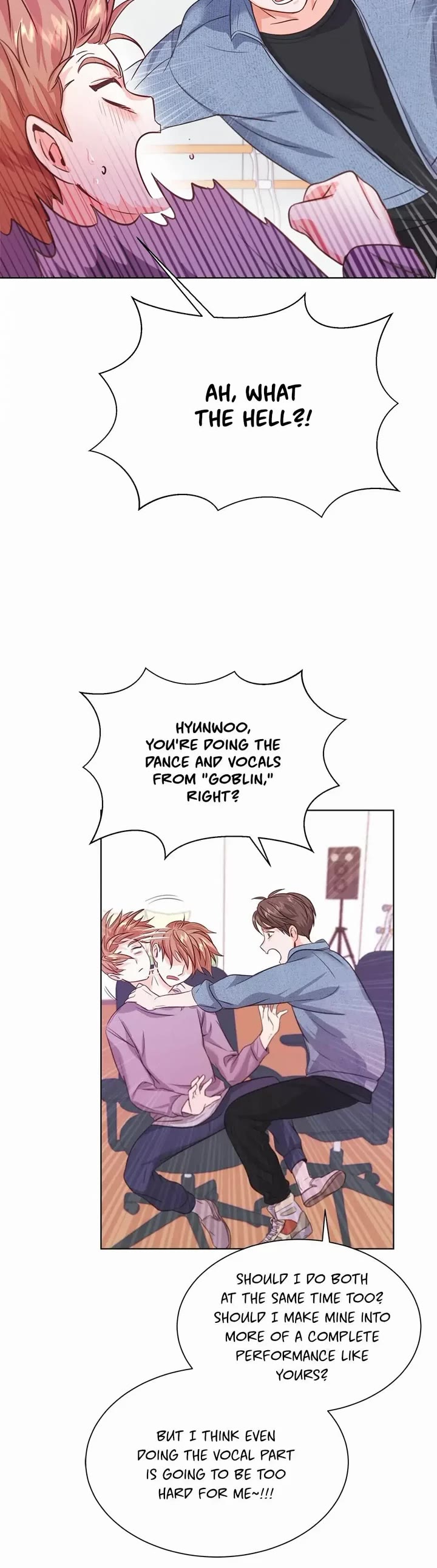 Once Again Idol Chapter 3 page 9 - Chapter 3: Who Is That Trainee?