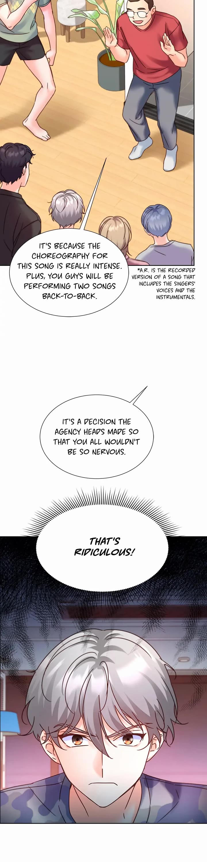 Once Again Idol Chapter 61 page 18 - Chapter 61: Just Like Rehearsal