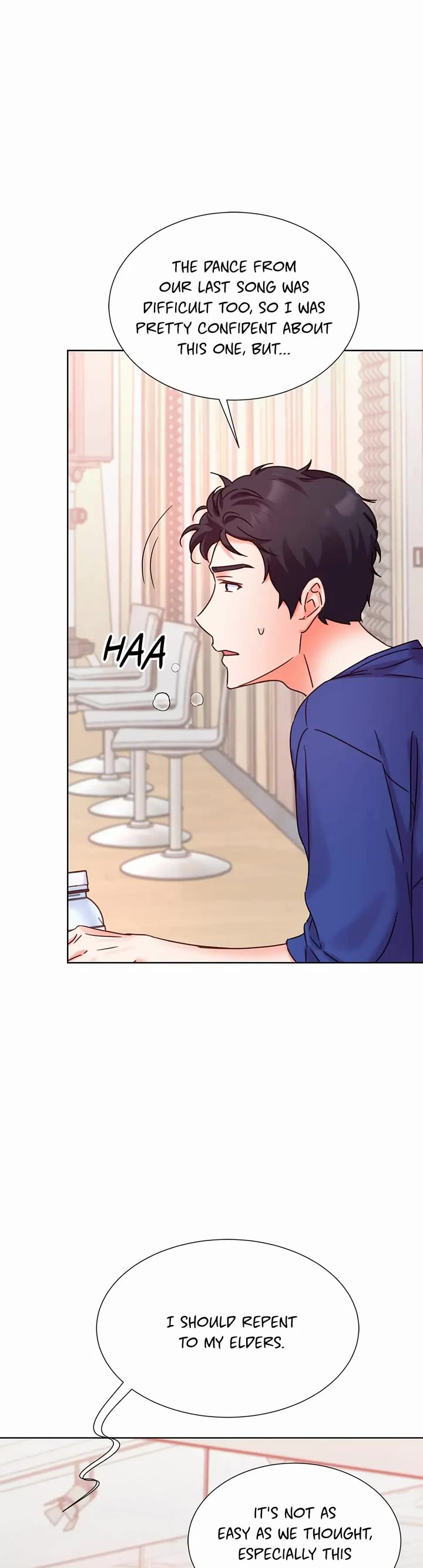 Once Again Idol Chapter 90 page 19 - Chapter 90: Live From the Kitchen [Season 2 Finale]