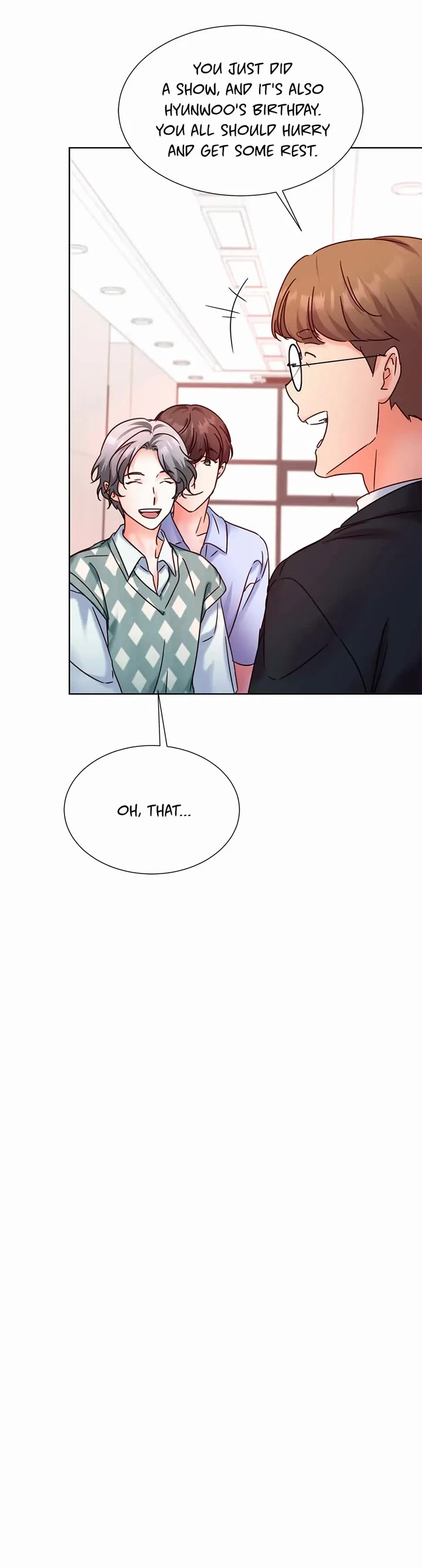 Once Again Idol Chapter 90 page 4 - Chapter 90: Live From the Kitchen [Season 2 Finale]