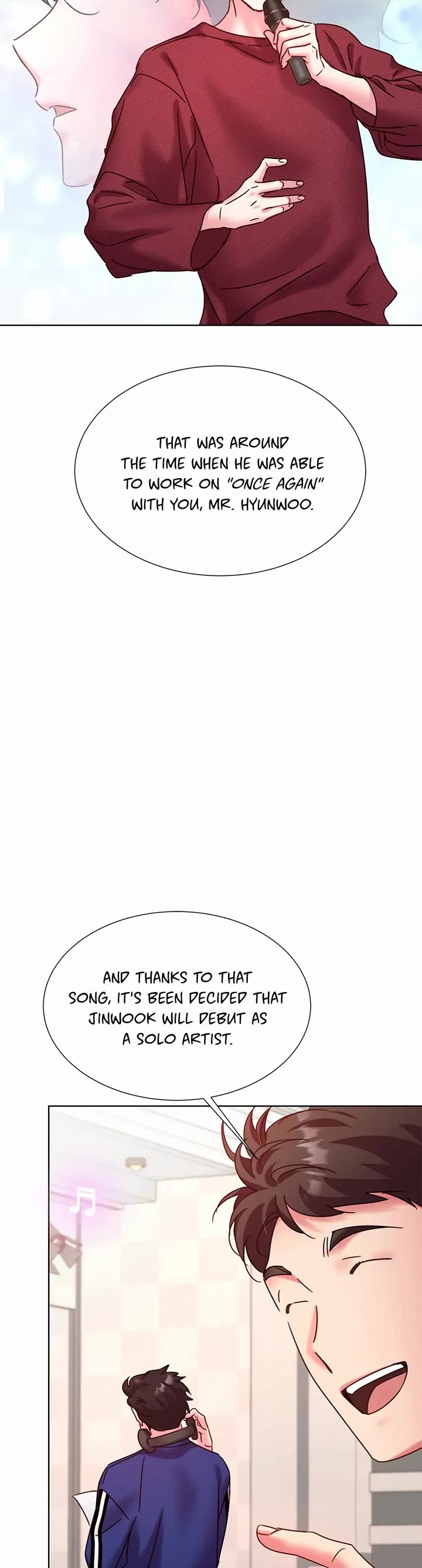 Once Again Idol Chapter 98 page 24 - Chapter 98: Eyes Keep Closing