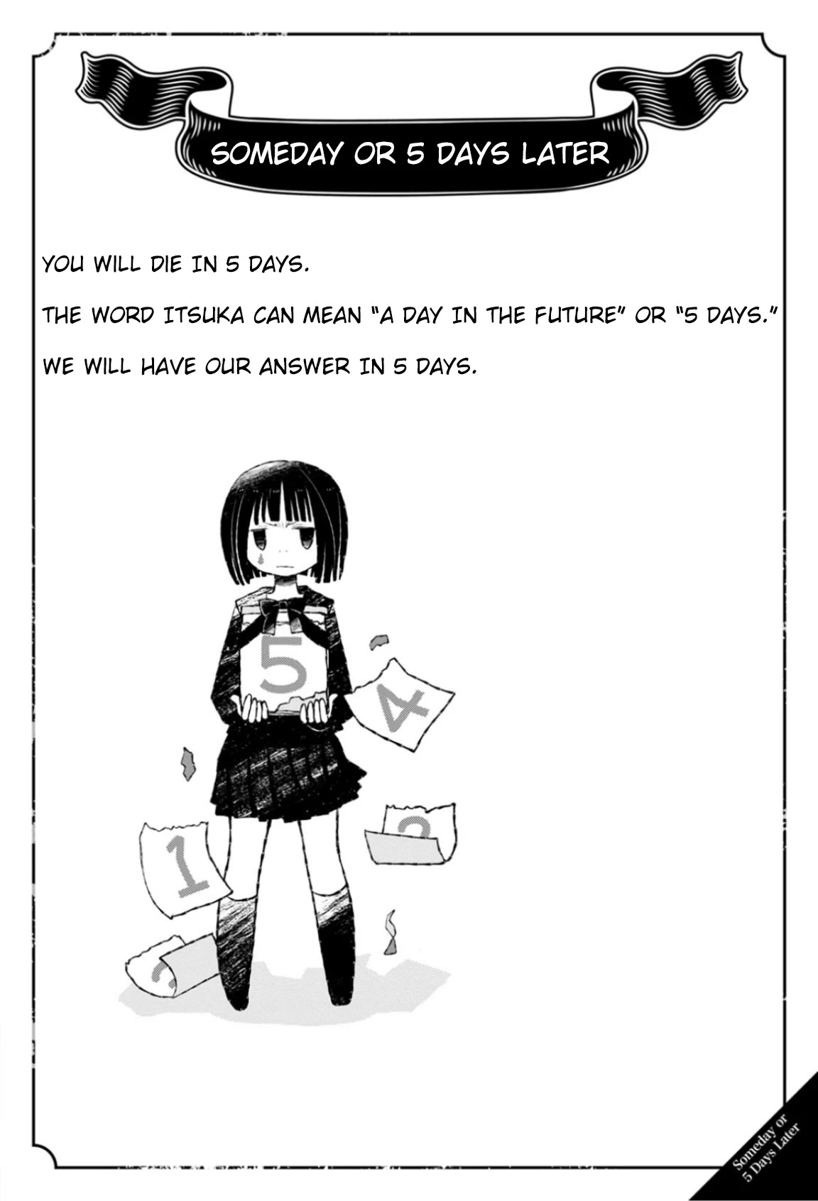 Once You Know the True Meanings... Chapter 14 page 2 - Chapter 14: Someday or 5 Days Later