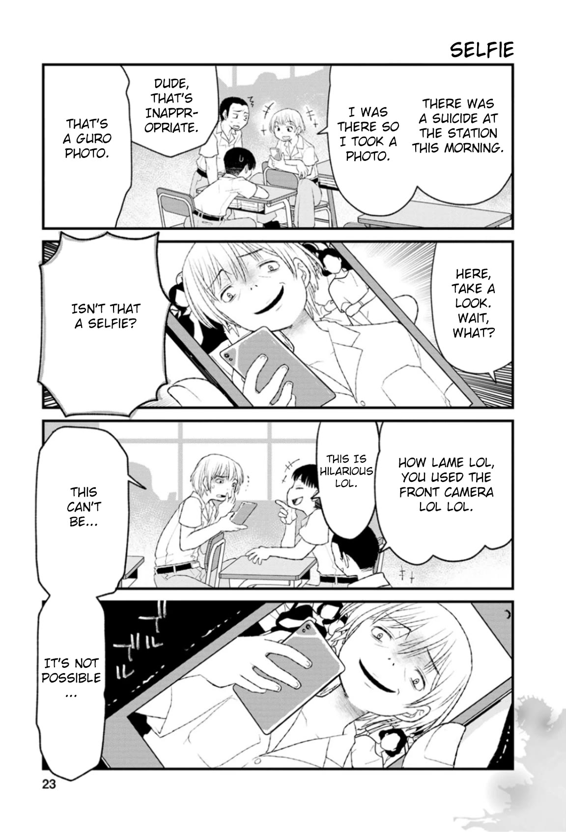 Once You Know the True Meanings... Chapter 8 page 1 - Chapter 8: Selfie