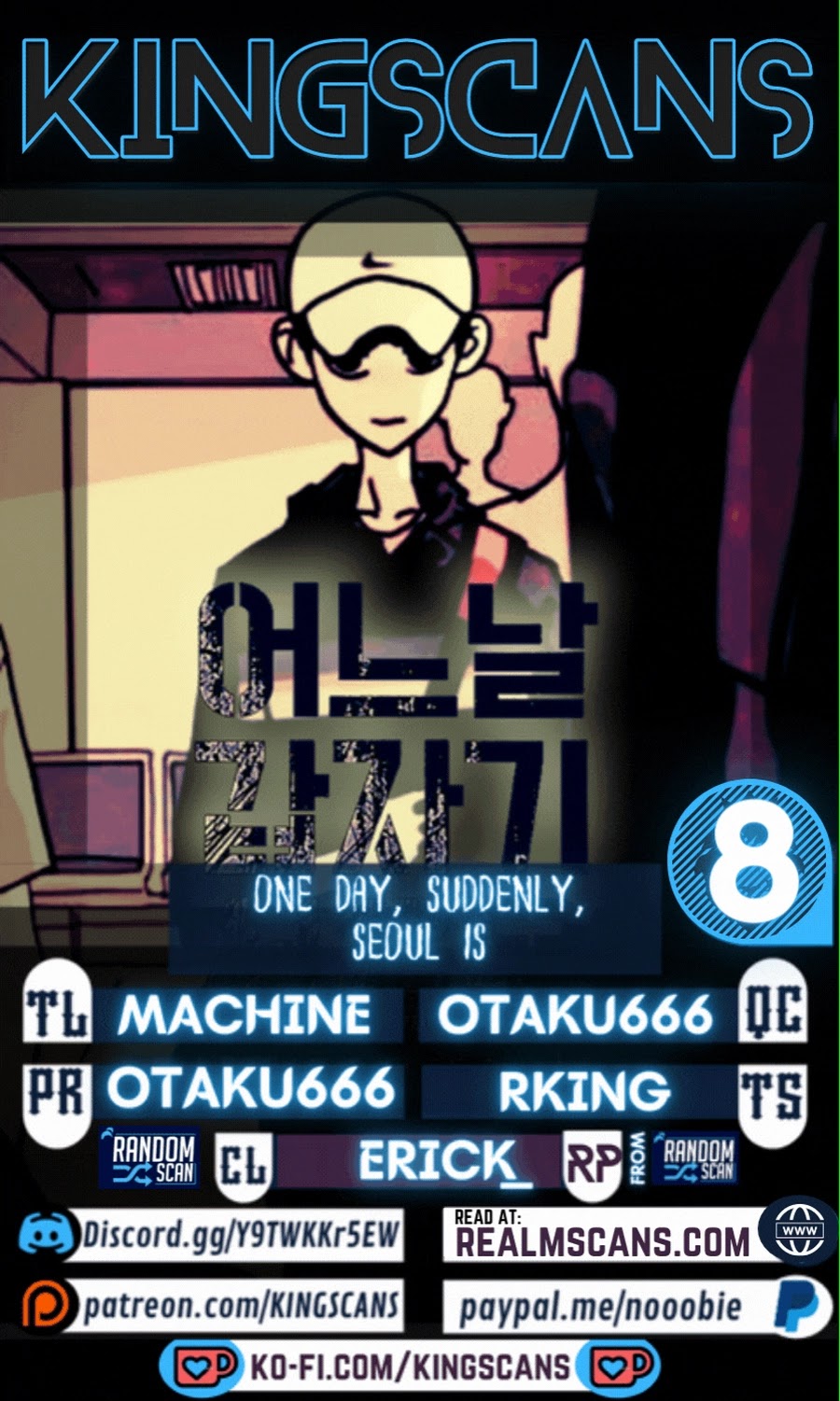 One day, Suddenly, Seoul Is Chapter 8 page 1 - Chapter 8