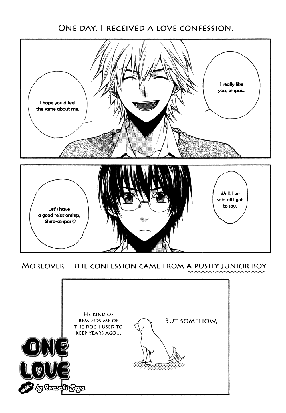 One Love (IWASAKI Saya) Chapter 0 page 1 - Oneshot
