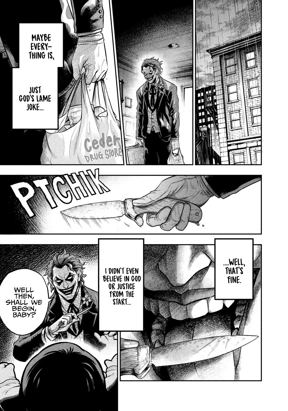 One Operation Joker Chapter 1 page 4 - Chapter 1: The Lame Joke