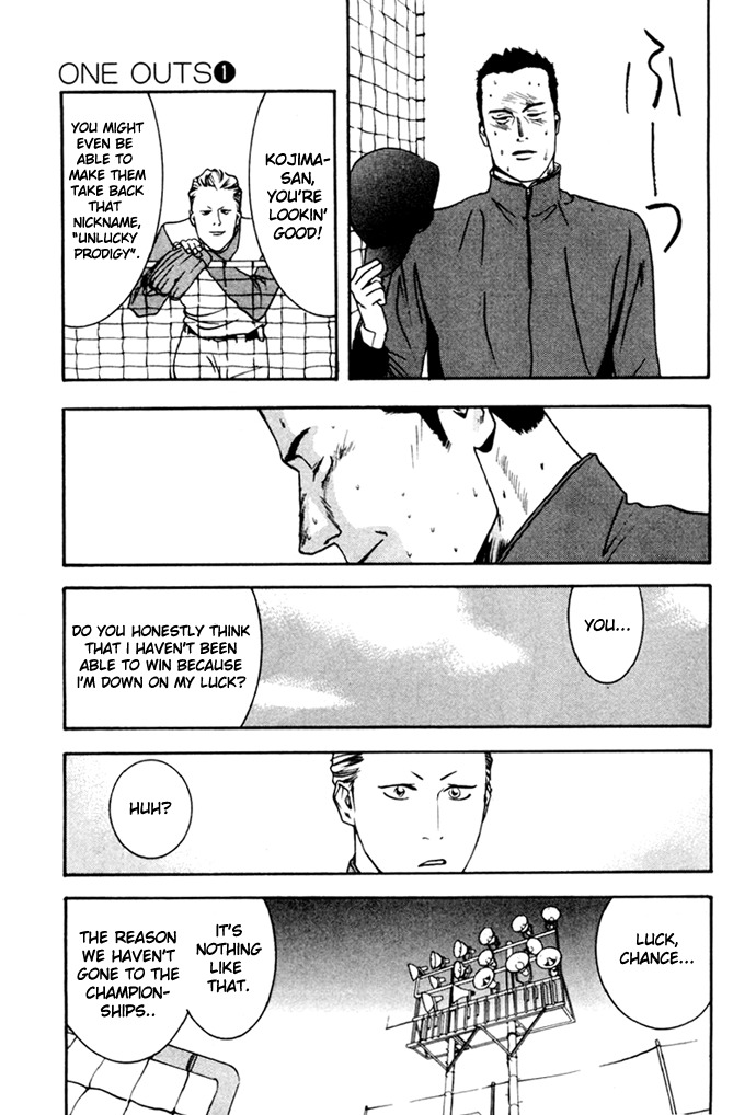 One Outs Chapter 1 page 9 - Chapter 1: Premonition