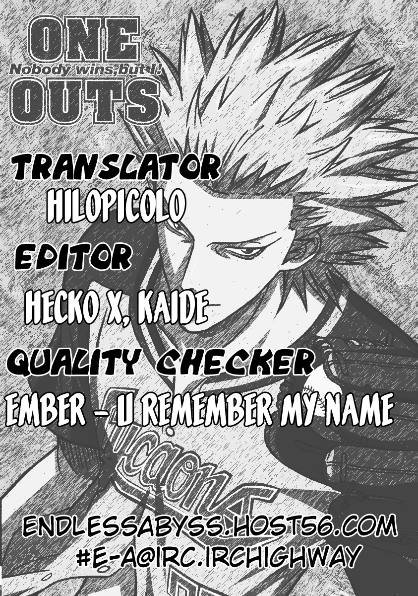 One Outs Chapter 104 page 22 - Chapter 104: Arousal