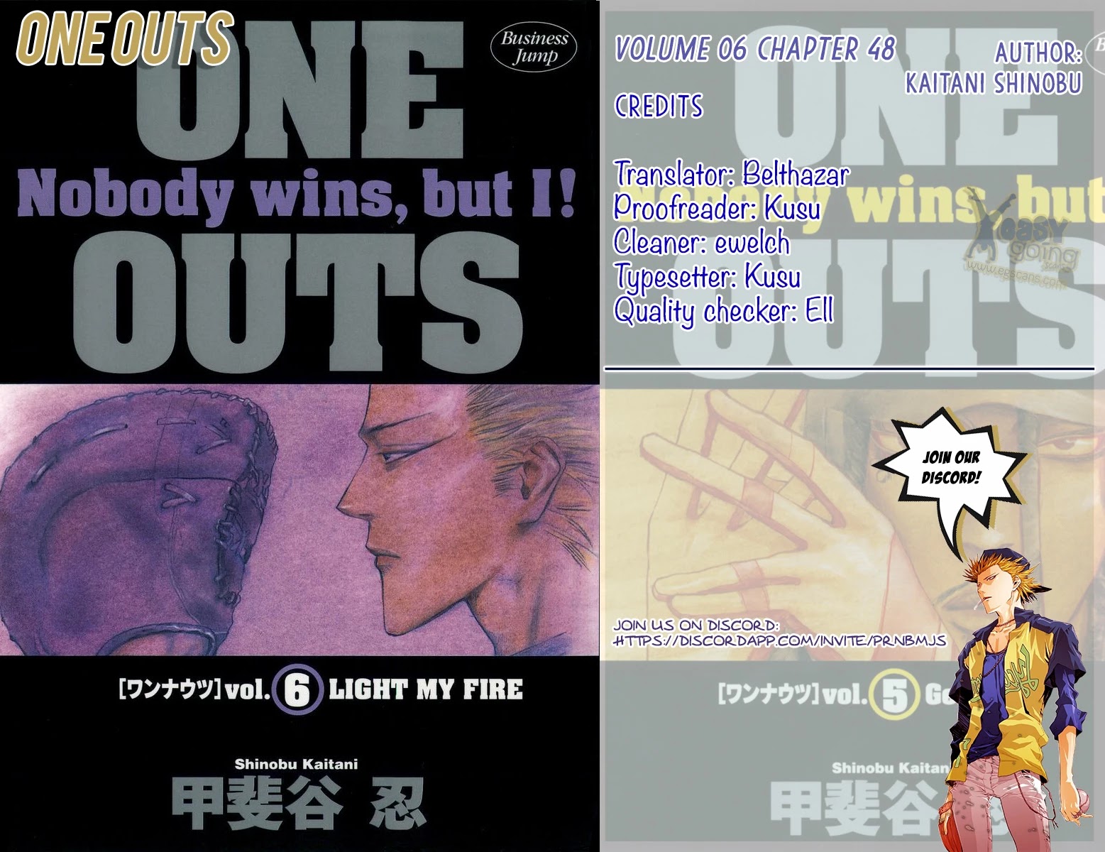 One Outs Chapter 48 page 1 - Chapter 48: Pride