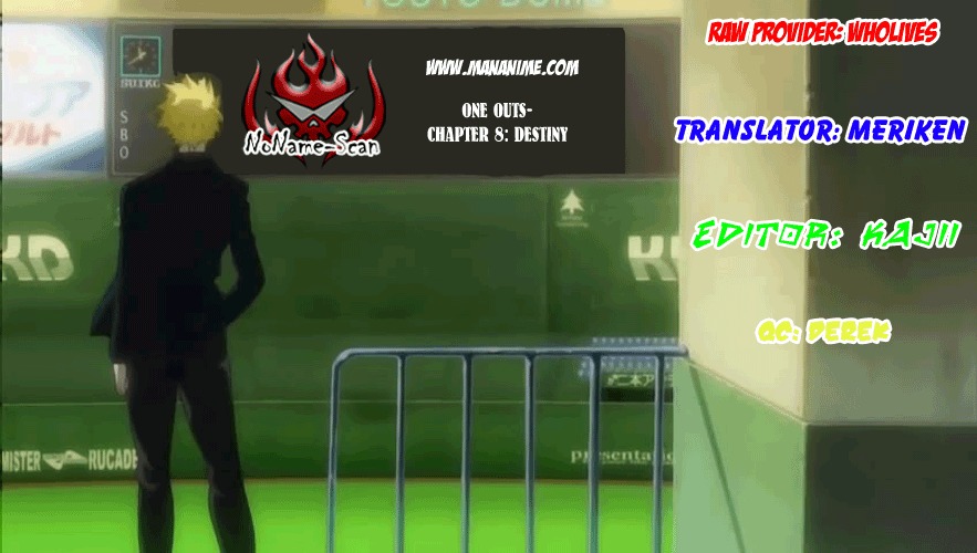 One Outs Chapter 8 page 1 - Chapter 8: Destiny