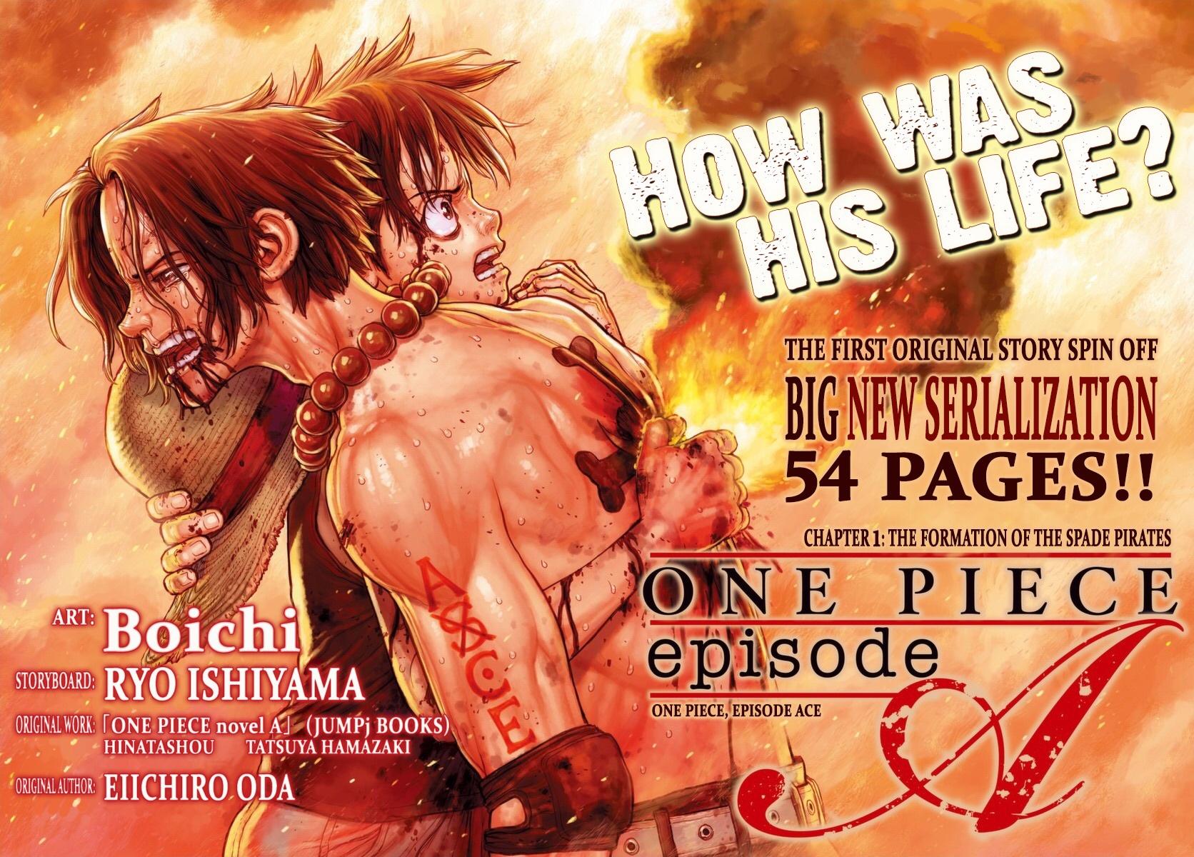 One Piece Episode Ace Chapter 1 page 1 - Chapter 1: The Formation of The Spade Pirates