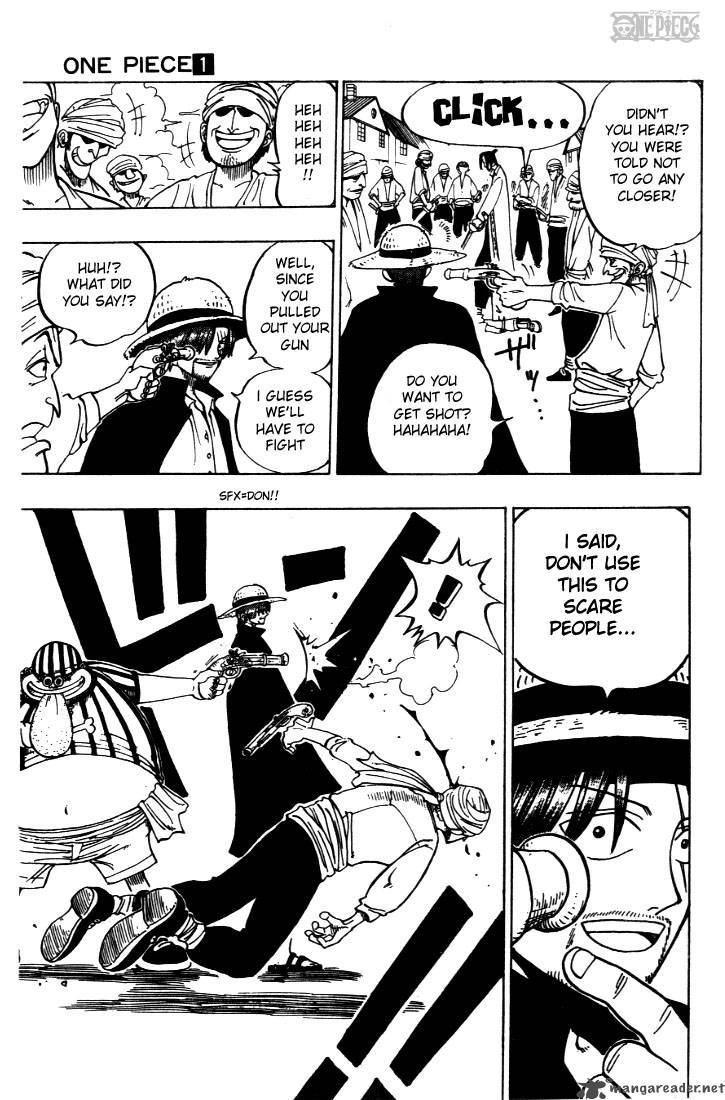 One Piece Chapter 1 page 33 - Chapter 1: Romance Dawn —The Dawn of the Adventure—