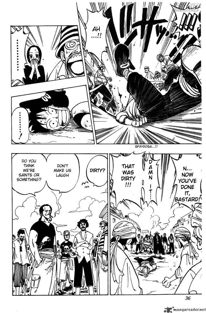 One Piece Chapter 1 page 34 - Chapter 1: Romance Dawn —The Dawn of the Adventure—