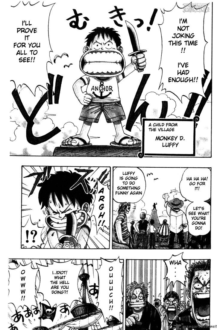 One Piece Chapter 1 page 7 - Chapter 1: Romance Dawn —The Dawn of the Adventure—