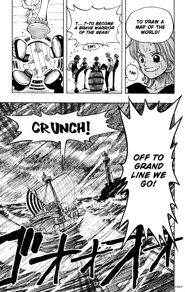 One Piece manga, chapter 100, page 32 of 36