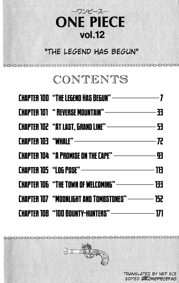 One Piece manga, chapter 100, page 7 of 36