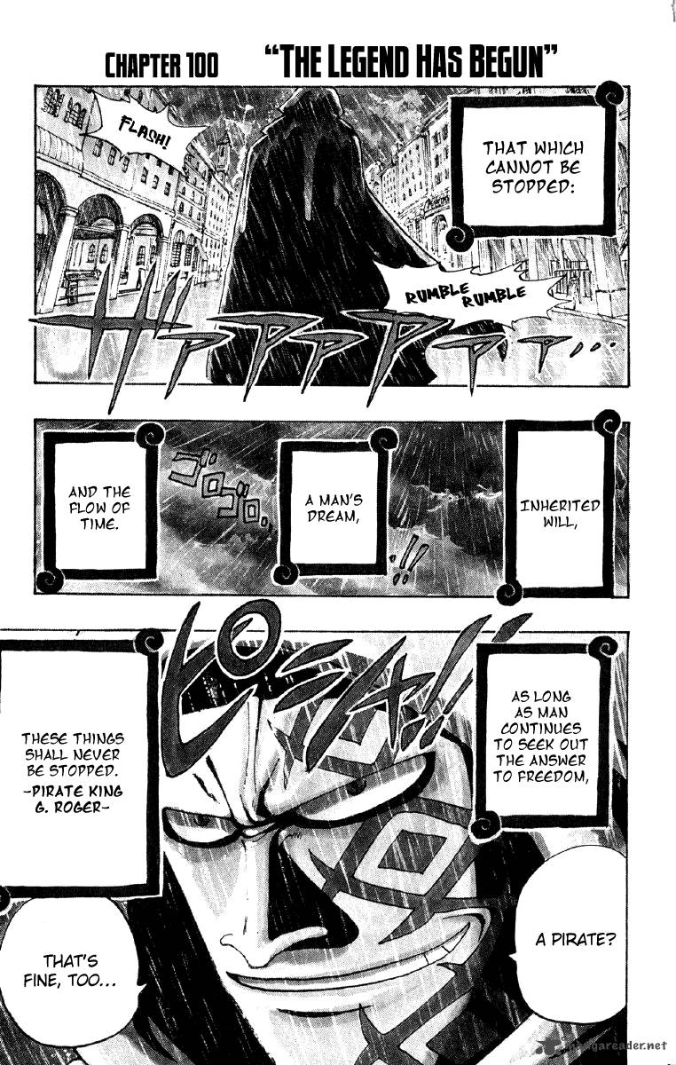 One Piece manga, chapter 100, page 8 of 36