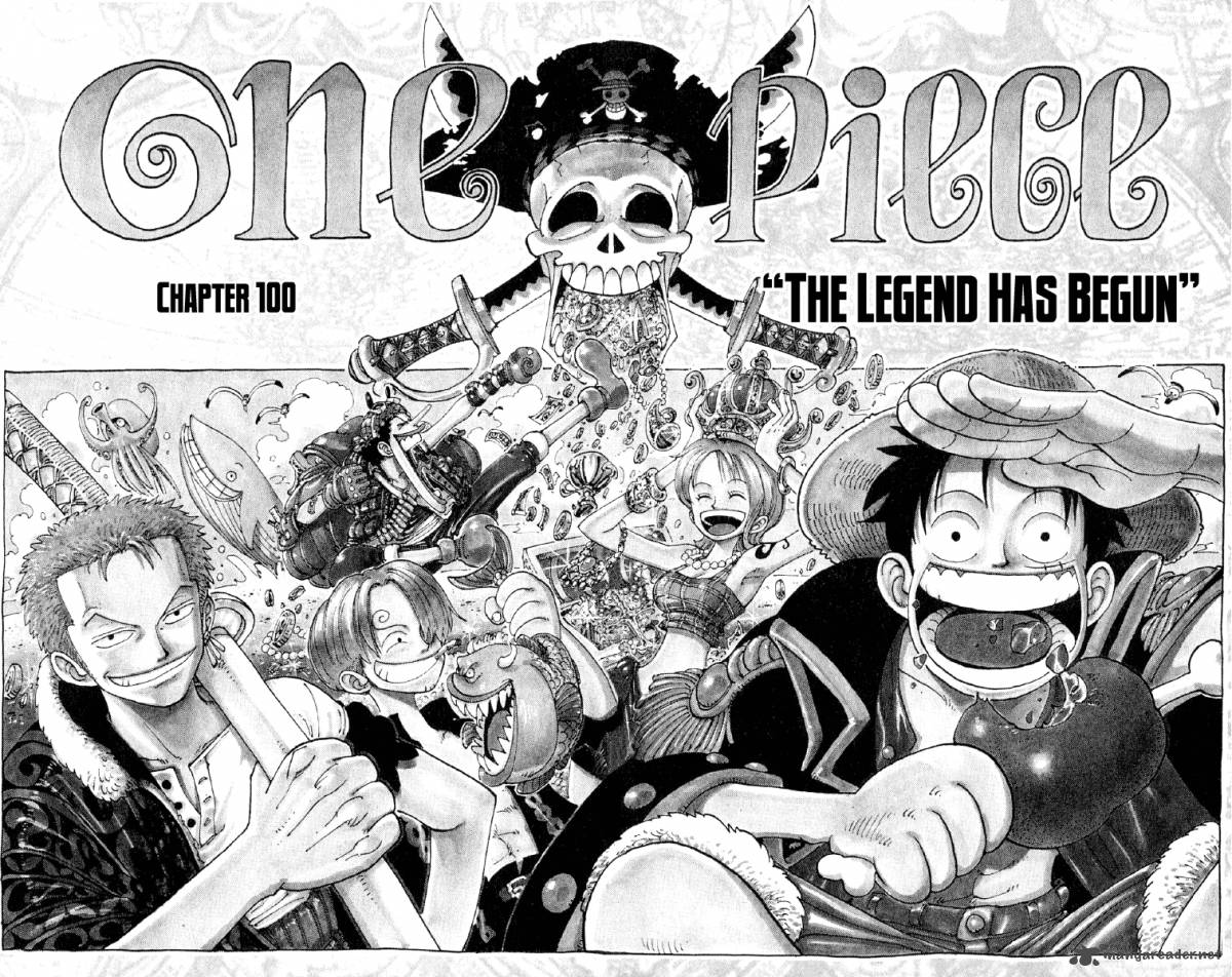 One Piece manga, chapter 100, page 10 of 36