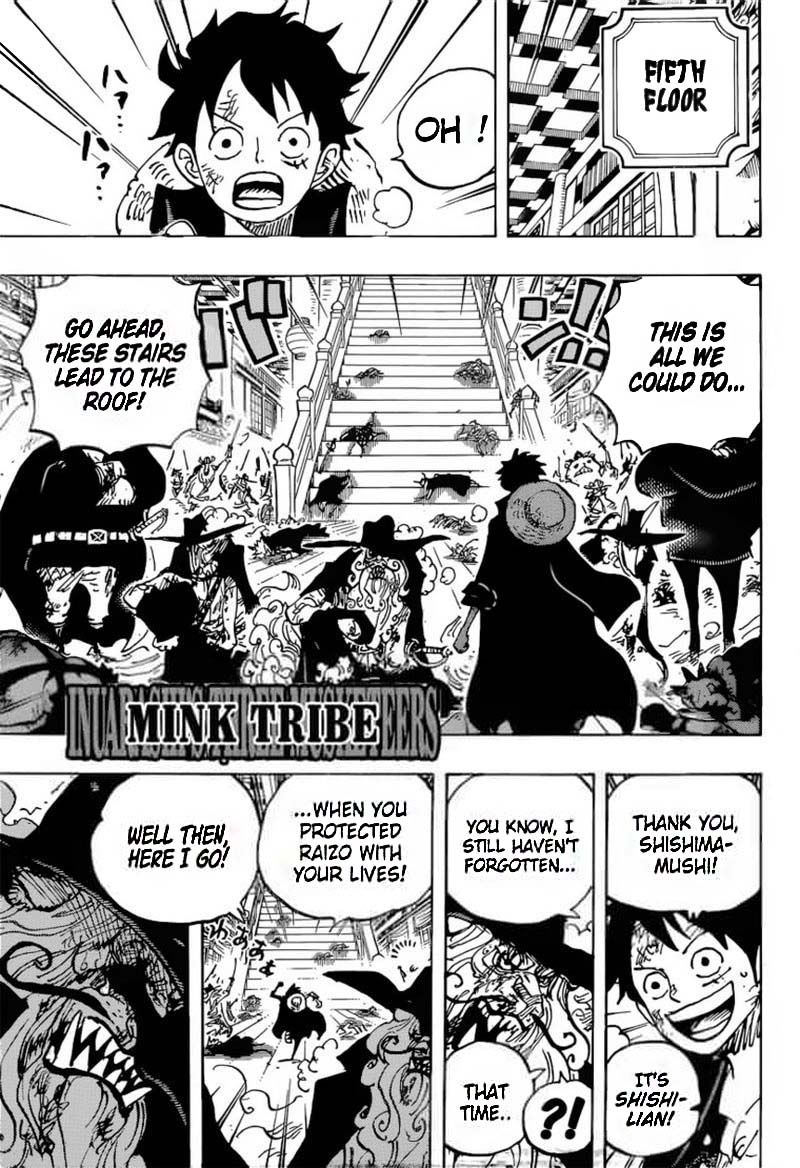 One Piece manga, chapter 1000, page 2 of 18