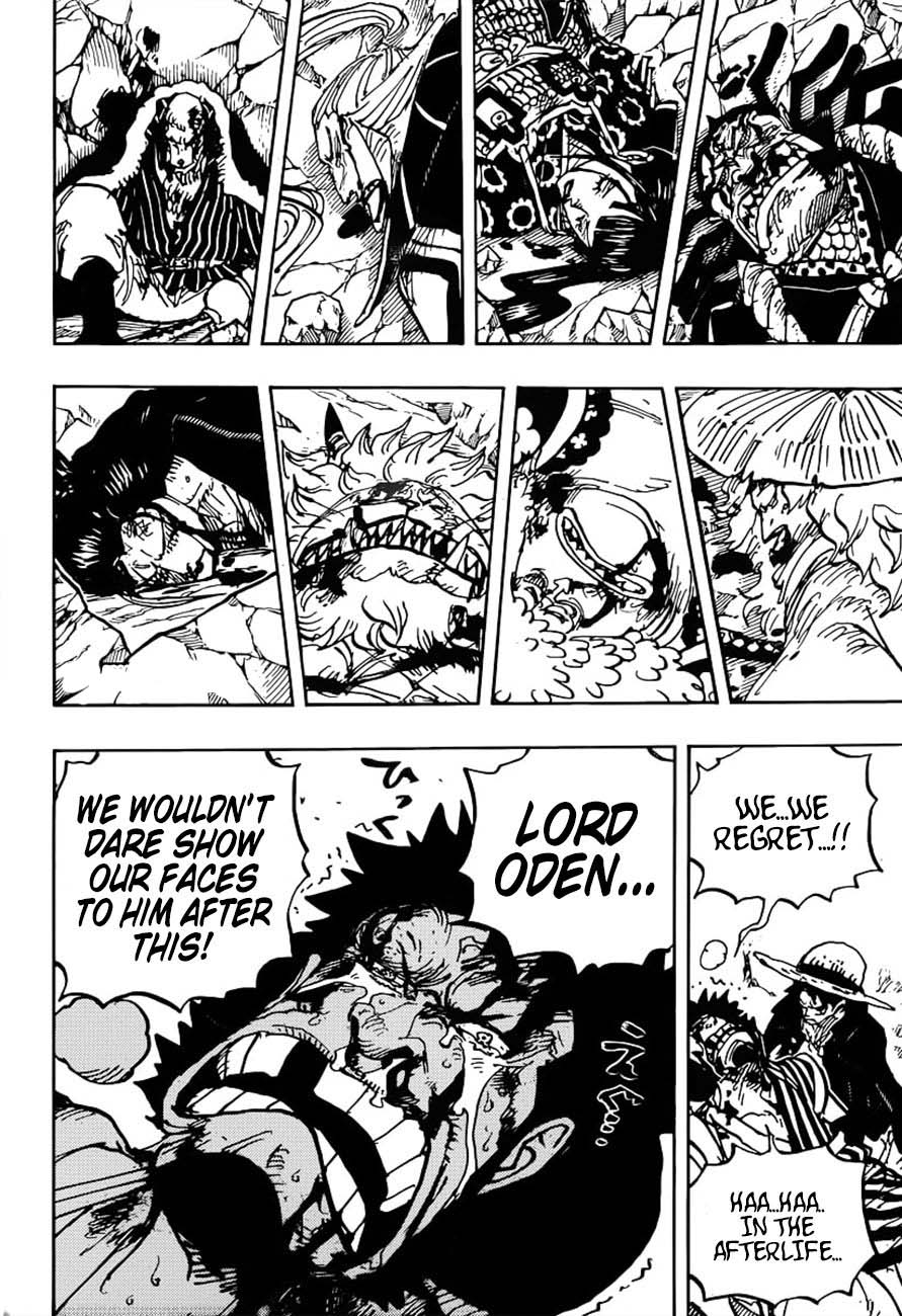 One Piece manga, chapter 1000, page 12 of 18