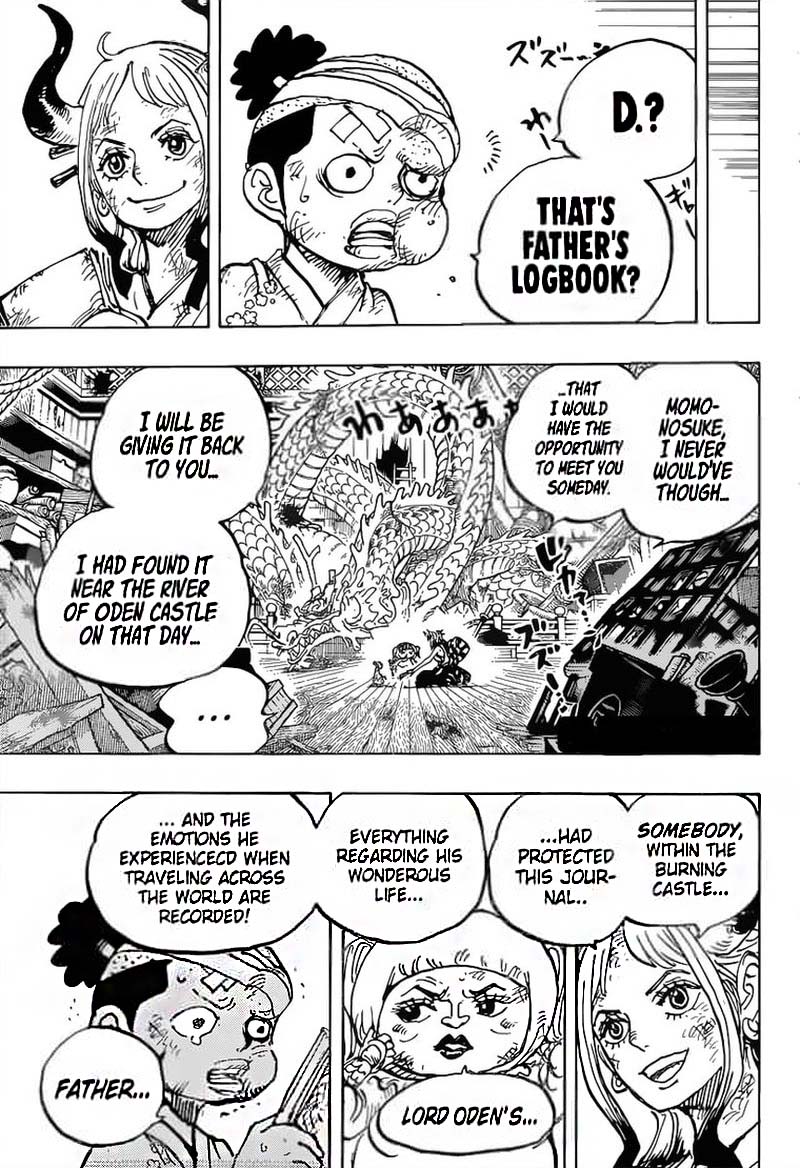 One Piece manga, chapter 1000, page 4 of 18