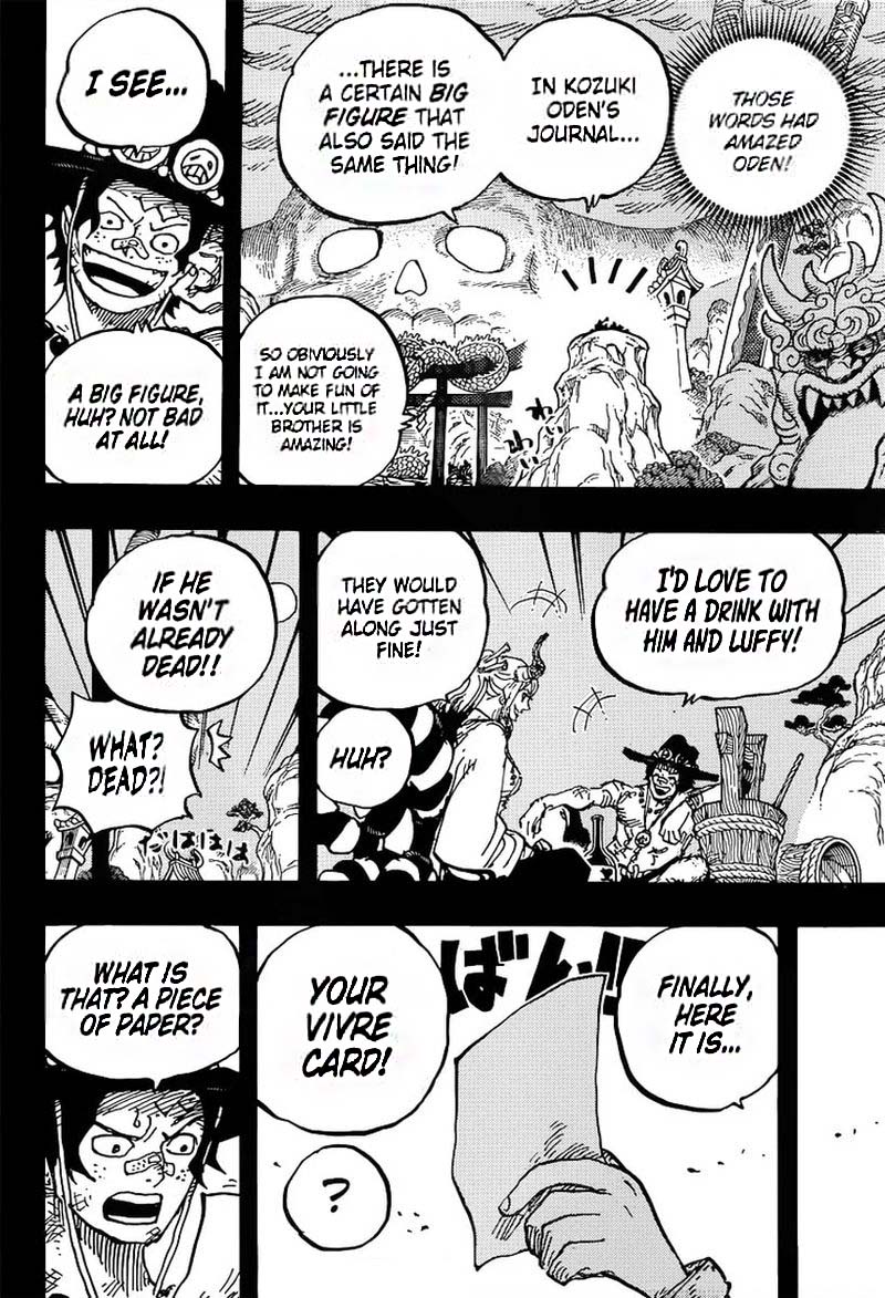 One Piece manga, chapter 1000, page 7 of 18