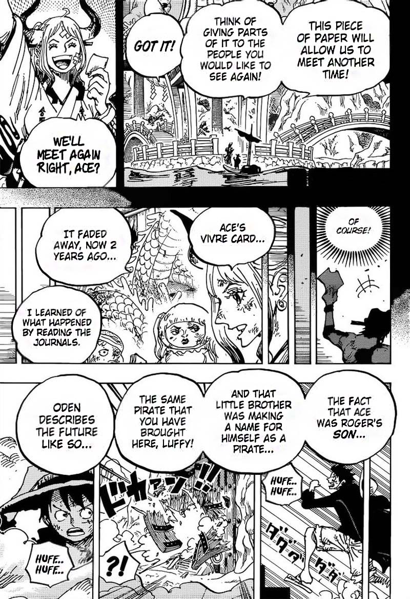 One Piece manga, chapter 1000, page 8 of 18
